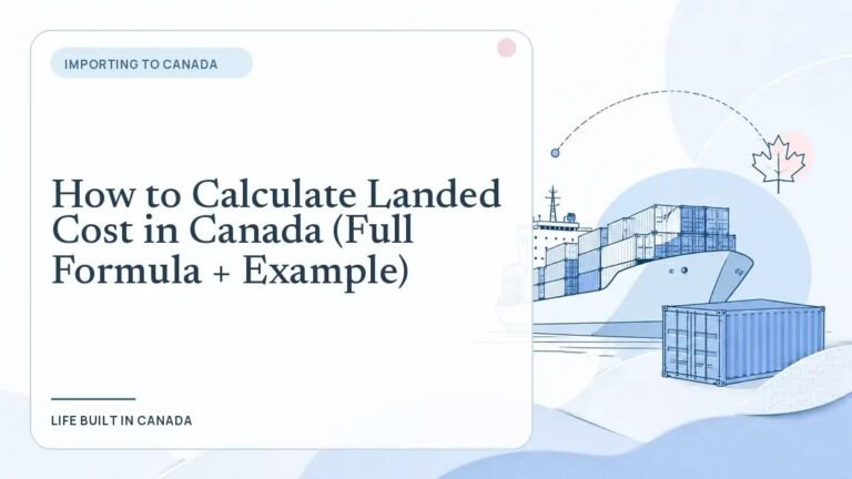 How to Calculate Landed Cost in Canada (Full Formula + Example)