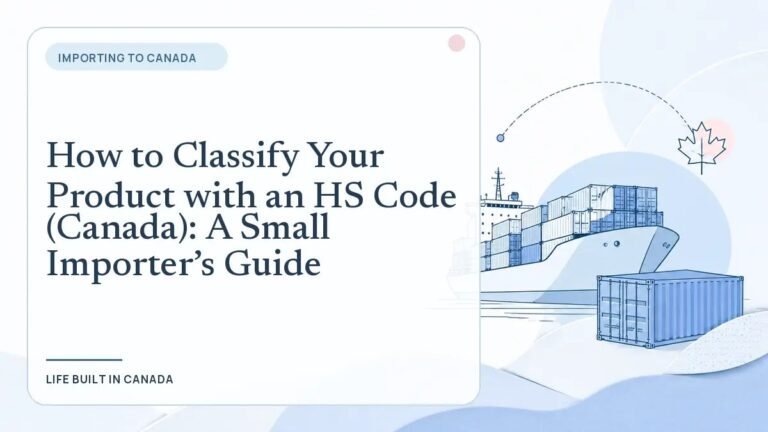 How to Classify Your Product with an HS Code (Canada): A Small Importer’s Guide