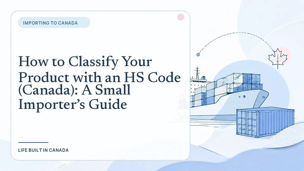 How to Classify Your Product with an HS Code (Canada): A Small Importer’s Guide