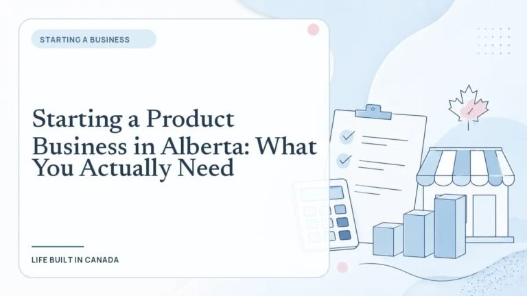 Starting a Product Business in Alberta: What You Actually Need